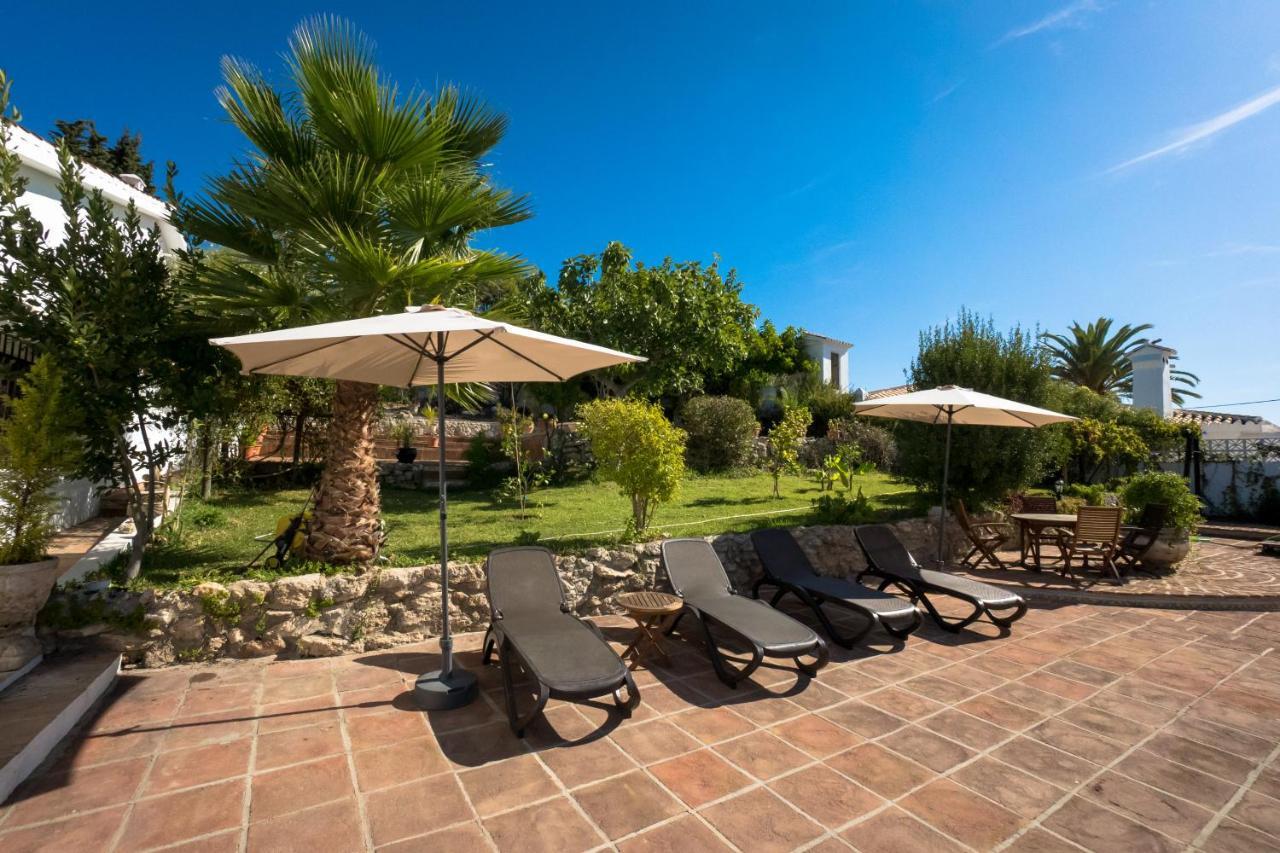 Private Heated Pool, Jacuzzi & 1225M2 Garden In Villa Cipreses Frigiliana Exterior foto